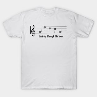 Snowflake Serenade (Dashing Through The Snow) T-Shirt